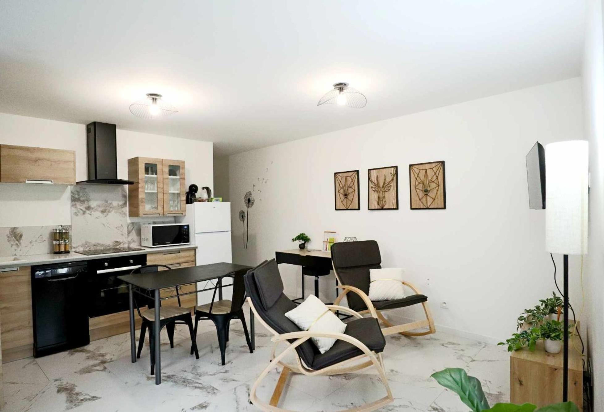 Appartement Le Moderne Ideal Pour Couples Et Professionnels Орнан Екстериор снимка